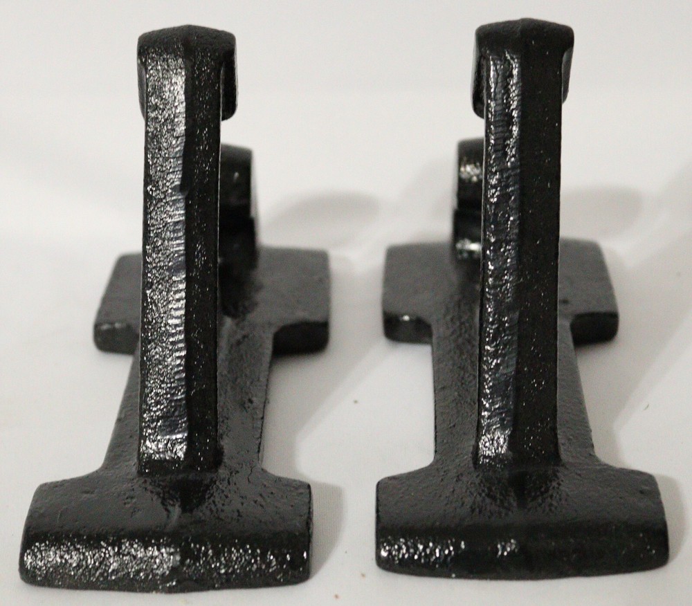 Durable Cast Iron Fireback Feet Set of 2