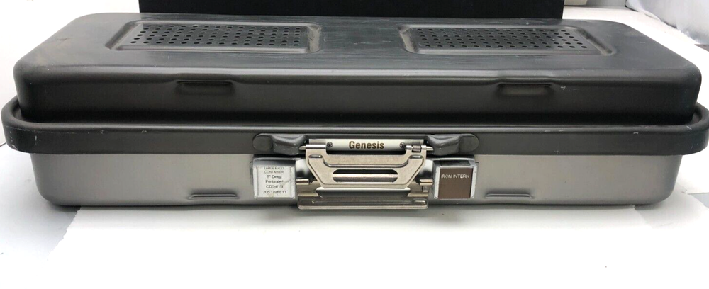 Sterilization Container Case Genesis 6"x11"x28" CD5-61B Large 6" Deep Perf