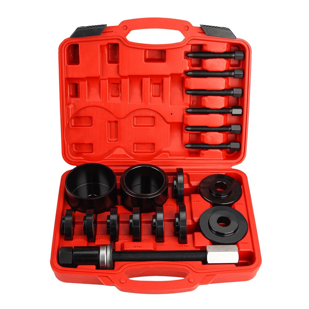 19PC Front Wheel Bearing Press & Puller Set FWD Installation Removal Master Kit