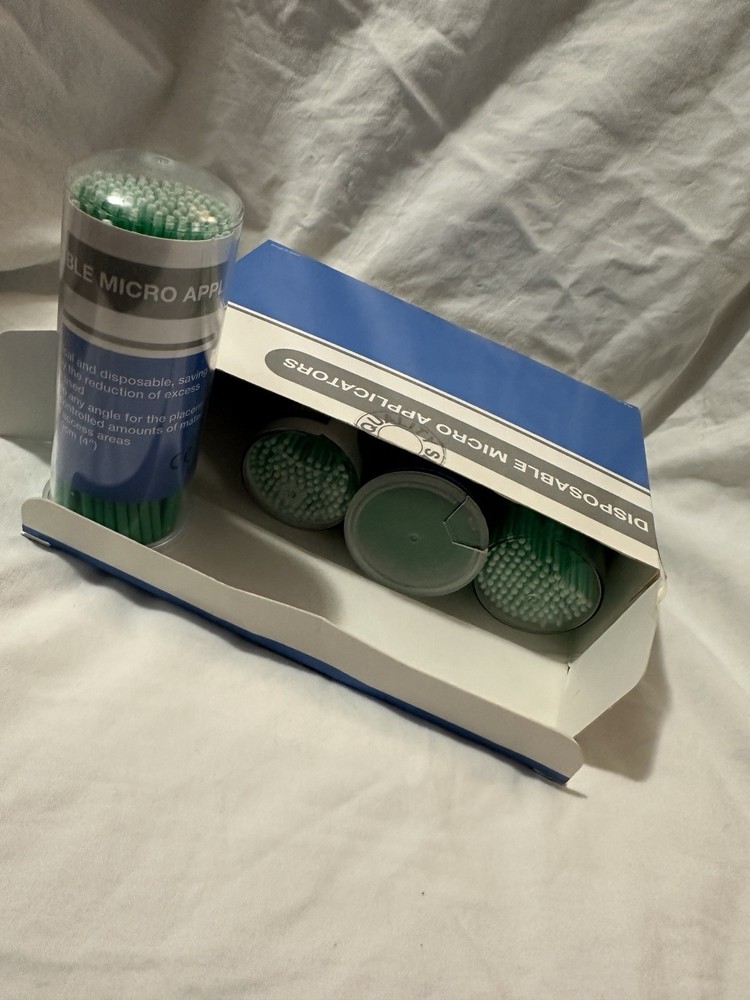 400 Microbrush Micro Brush Applicator Tips Regular, Fine, Super Fine Dental