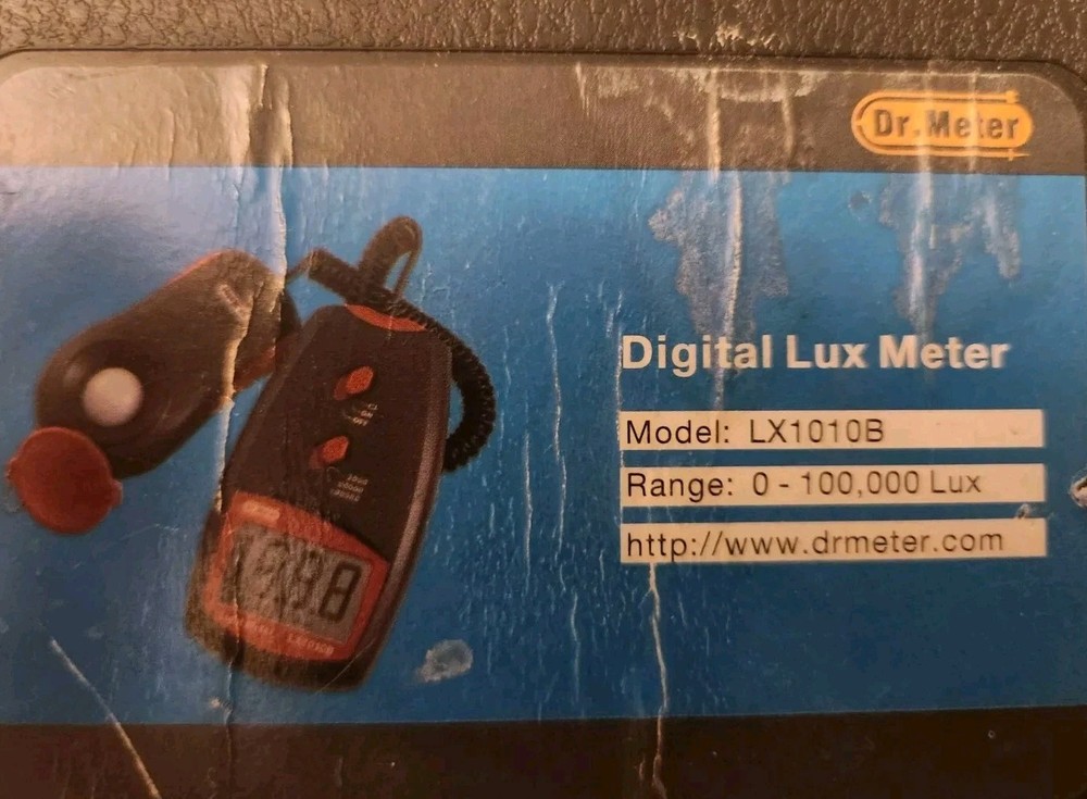 Digital Light Meter Illuminance Meter With 3 Ranges Light Meter Portable Growing