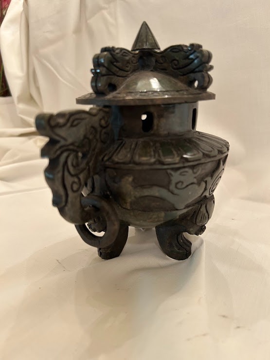 Antique Bronze Chinese Incense Burner Censor