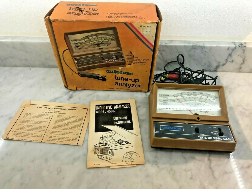 VINTAGE AUTO-TUNE  TUNE - UP ANALYZER MODEL 4505