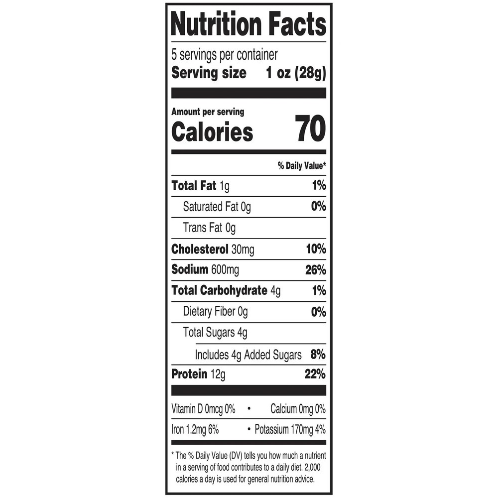 Great Value Original Beef Jerky, 5 oz NEW