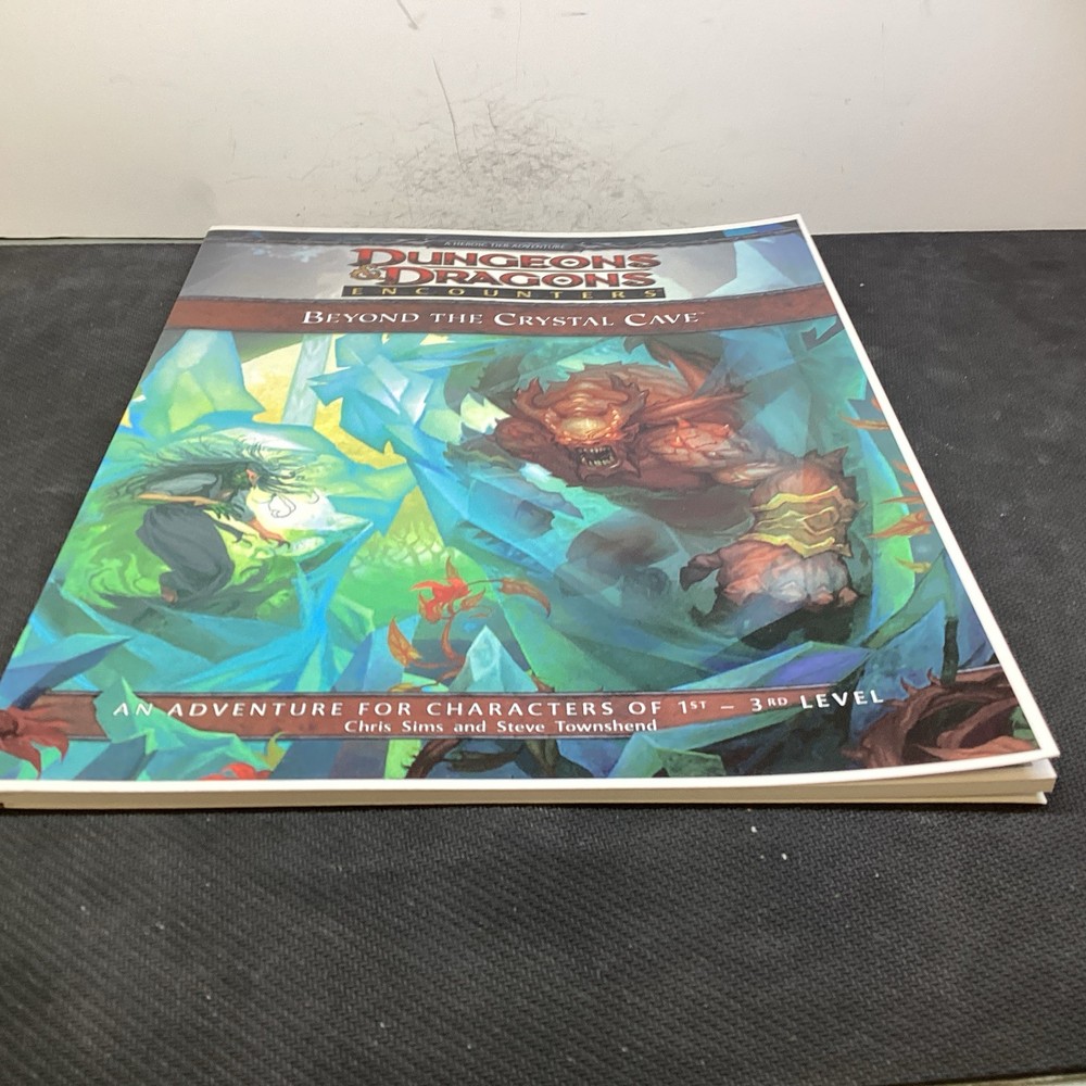 Dungeons & Dragons Beyond the Crystal Cave 4th edition Sourcebook MS121417