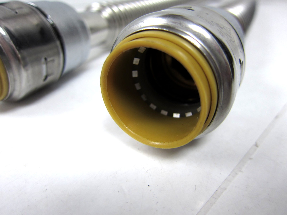 2x SharkBite Max 3/4" Push-to-Connect 3/4" FIP x 24 in. Stainless Steel Pair