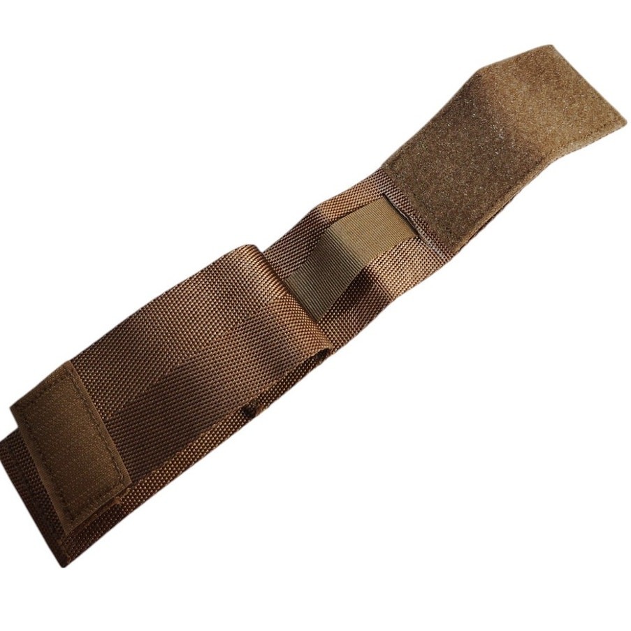 Custom Gear Cable Organizer Strap Coyote 10"x1.75" Hook & Loop