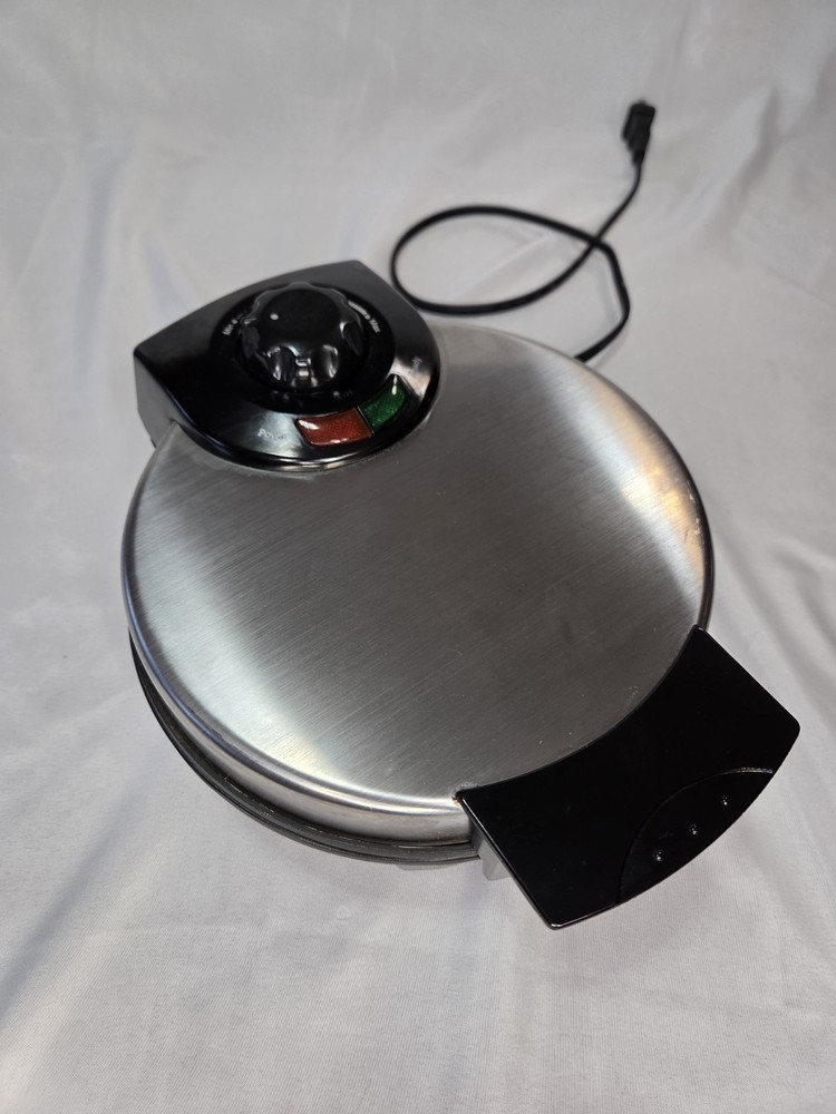 Sunbeam Oster CKSTWF2000 Belgian Waffle Maker Stainless Tested And Working