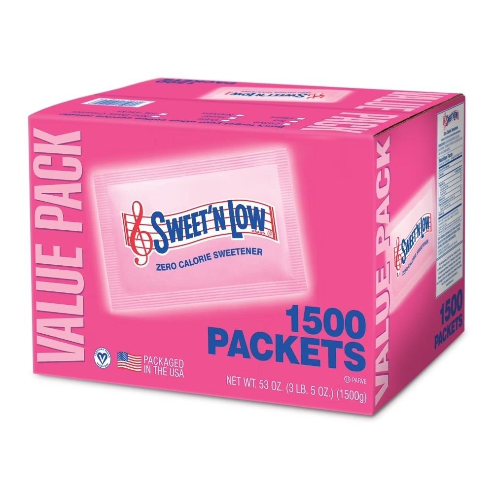Zero Calorie Sweetener Sugar Substitute Packets 53 oz 1500 Count Bulk Pack