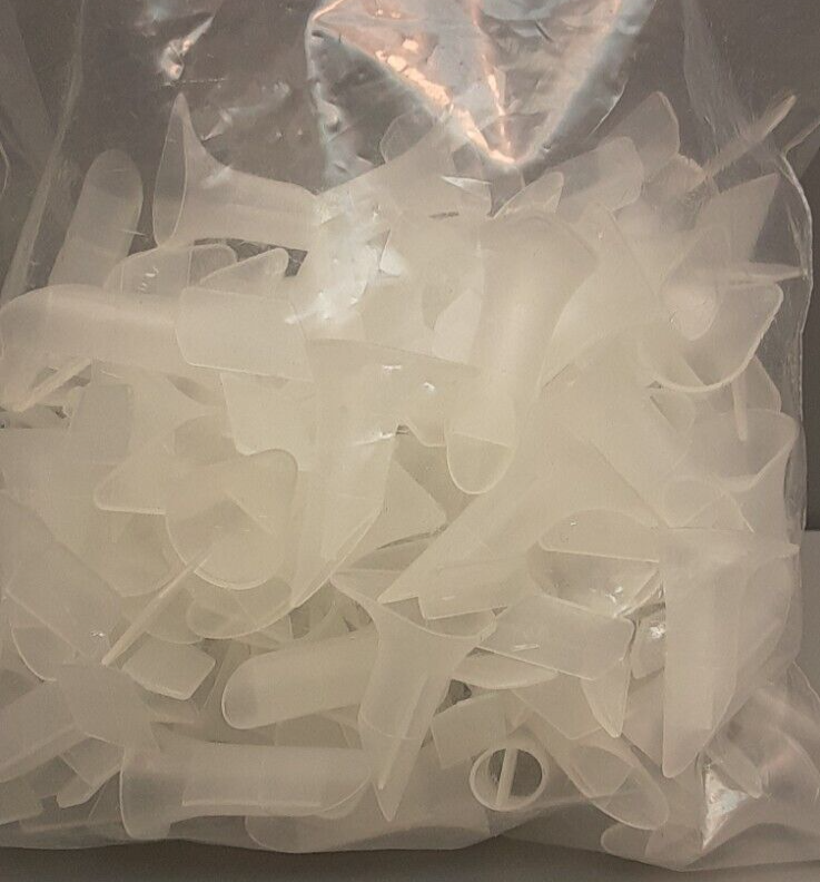 Mini Clear Plastic Funnel w/sm handle/split shaft/ (100)