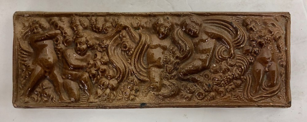 Antique Tile with Cherubs and Putto