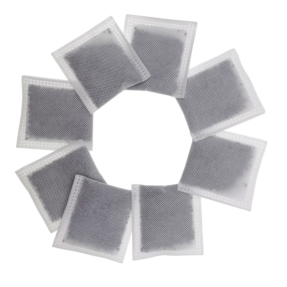 8 Pack Compact Activated Charcoal Odor Absorbing Filter Refill Deodorizer Com...
