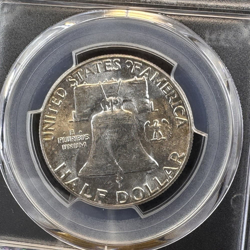 1958 Franklin Half Dollar PCGS MS 64