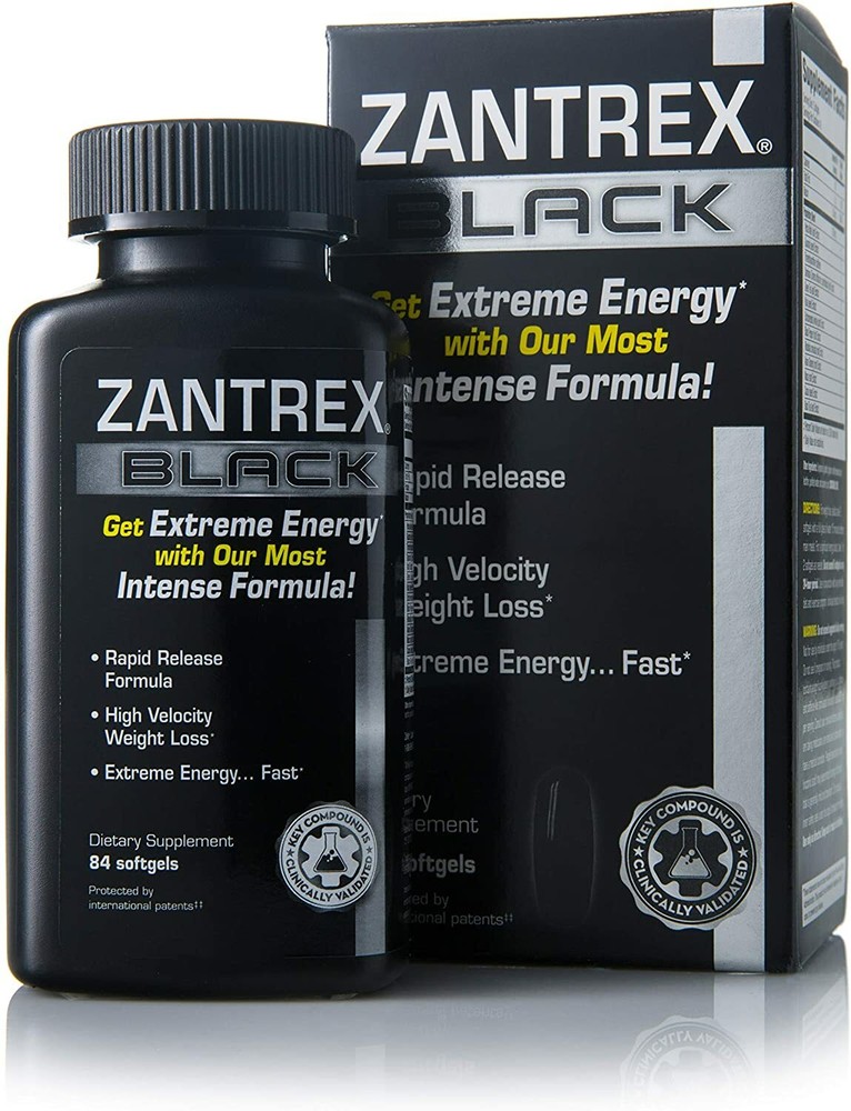 Zantrex Black, Rapid Release Weight Loss Formula, 84 Softgels