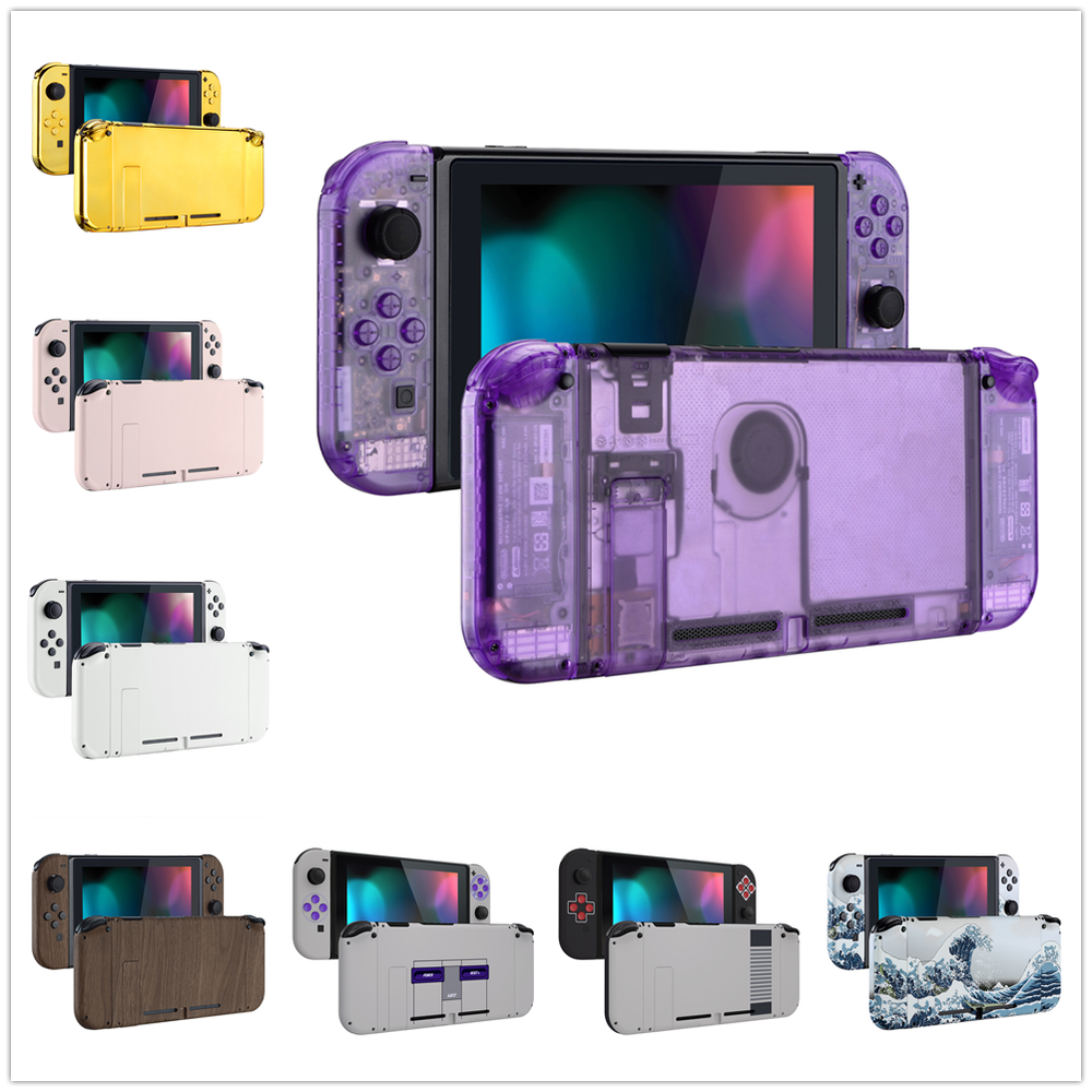 Joy-Con Housing Shell Buttons & Console Backplate for Nintendo Switch Multicolor