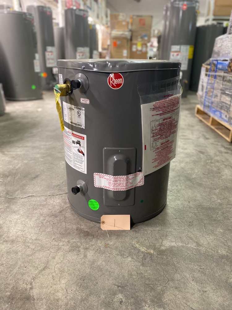 NEW Rheem 20 Gallon Point of Use Electric Water Heater. Item #1