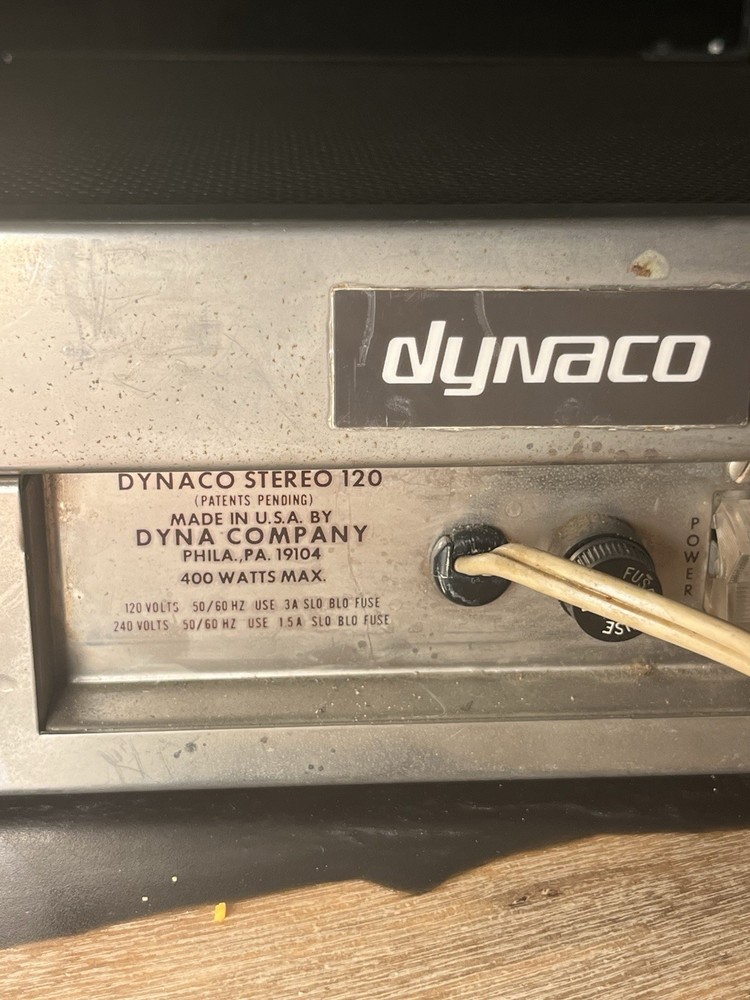 Vintage DYNACO STEREO 120 Unit (See Description)