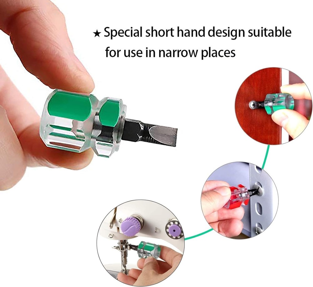 Mini Sewing Machine Tool - High-Quality Screwdriver Set with Easy-Grip Handles