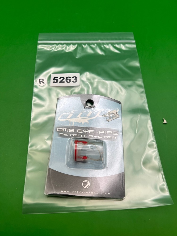 Dye DM9 Eye Pipe Detent System Clear