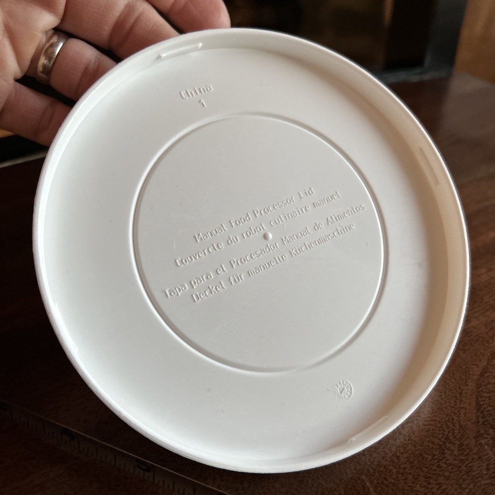 Pampered Chef Storage Lid for Manual Food Processor 5-3/8” – Replacement Lid