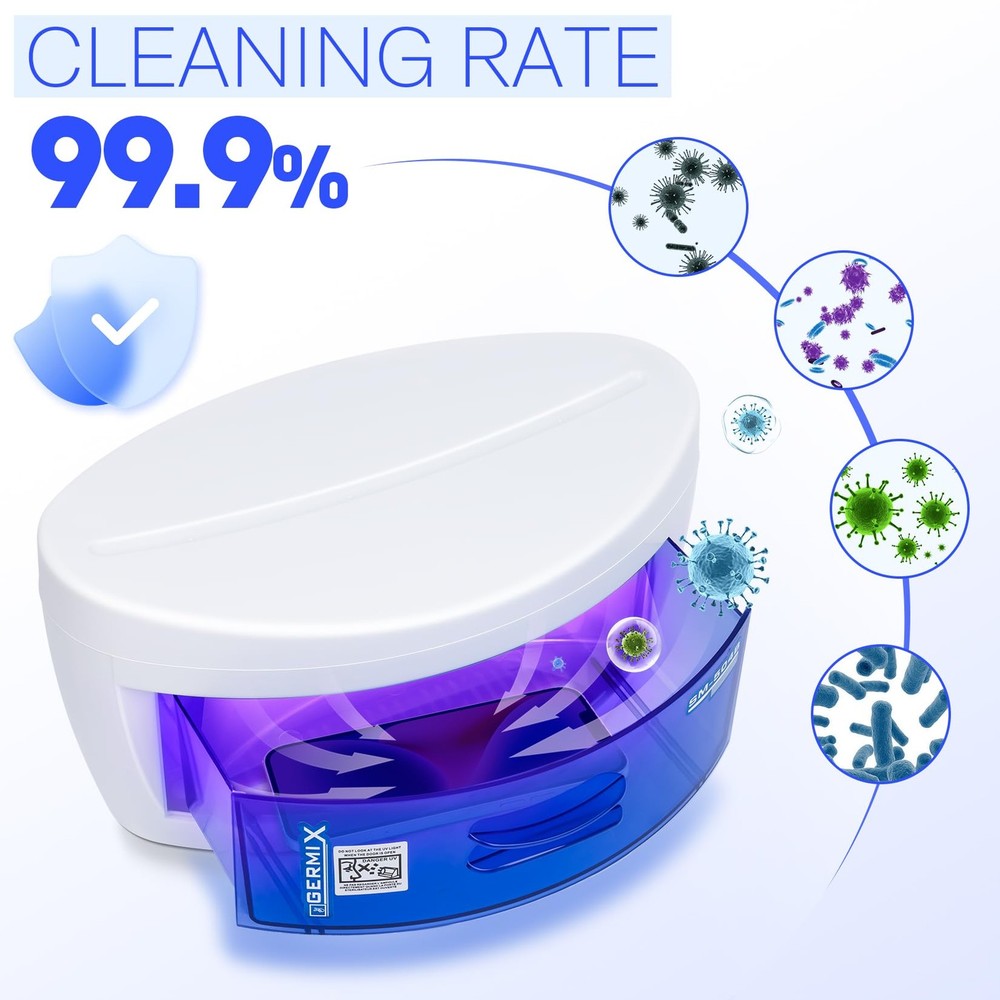 Sterilizer For Nail Tools,Large Capacity 8 W Multipurpose Nail Tools Cleaning...