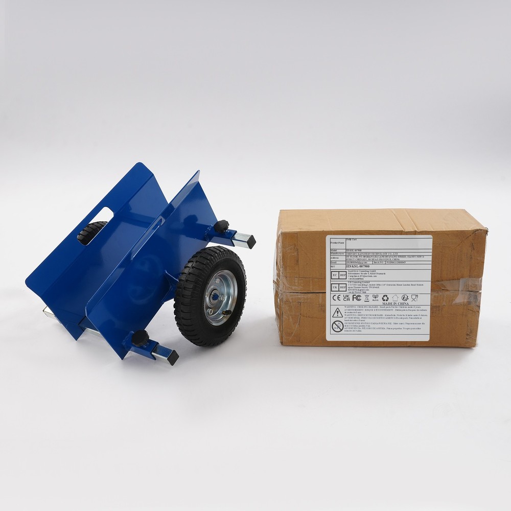 Dolly Cart Panel Shipping Trolley Pneumatic Wheels Drywall Transporting Tools