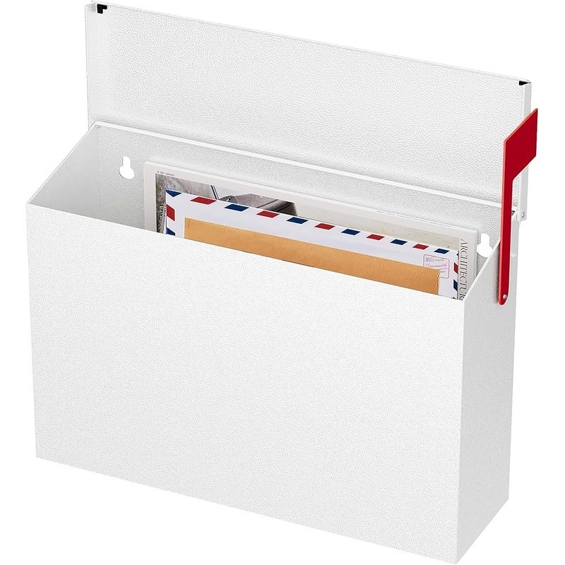 Durable Rust-Proof Mailbox Large Capacity Weather-Resistant Wall Mount System US