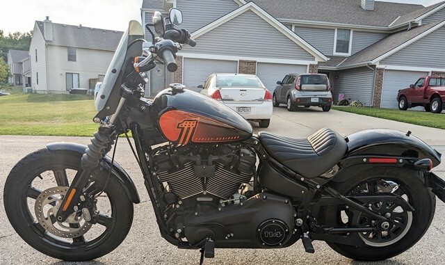 Calsci 12" Tinted Windshield for Harley Softail Standard FXST