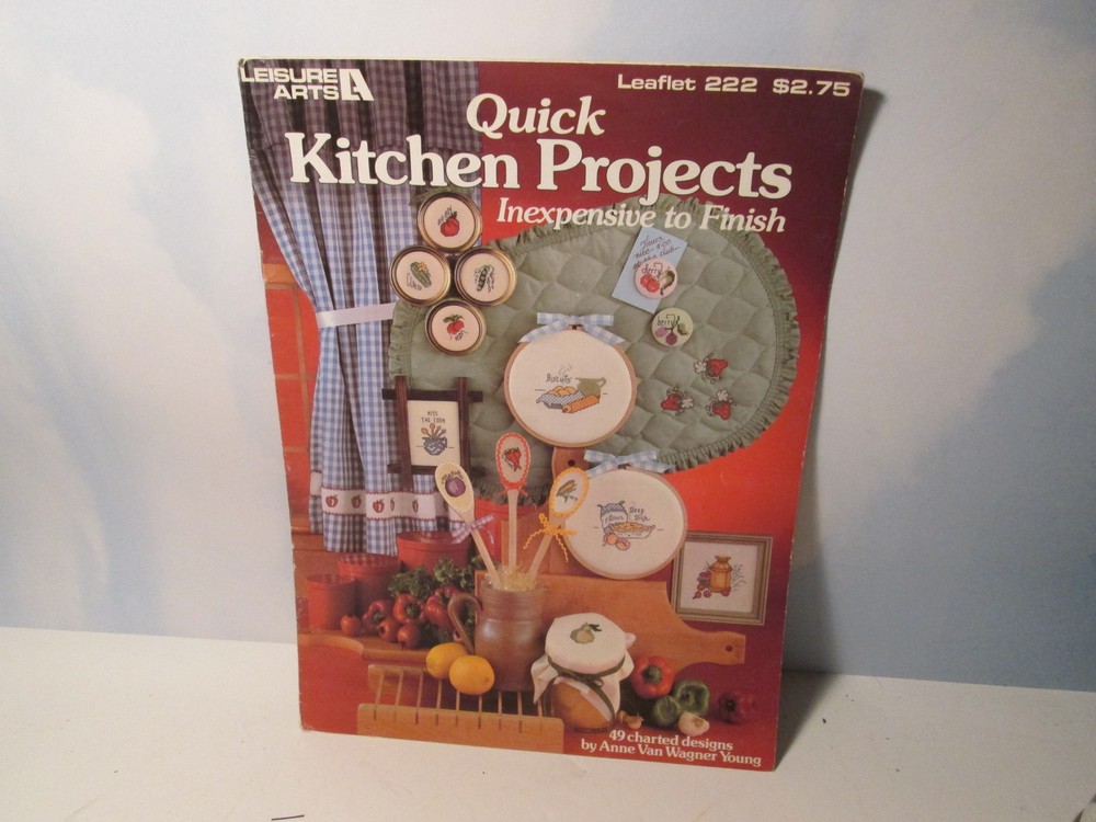 Leisure Arts Quick Kitchen Projects Leaflet 222 Anne Van Wagner Young