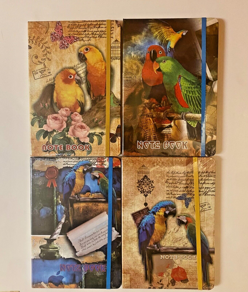 Notebook with MACAW PARROTS