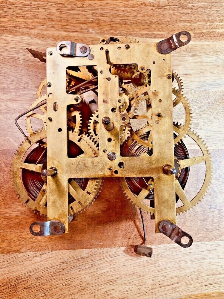 Sessions Clock Movement Time Side 3rd Wheel (See Pics To ID Mvmt) (K7415)