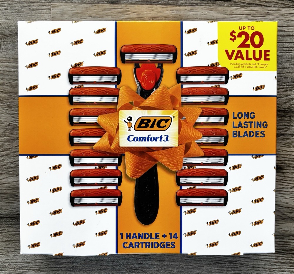 Bic Comfort3 Set 1 Handle + 14 Cartridges
