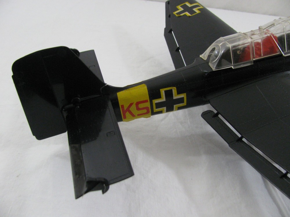 Vintage Cox Thimble Drome Control Line .049 Engine Stuka JU87D Airplane Read!