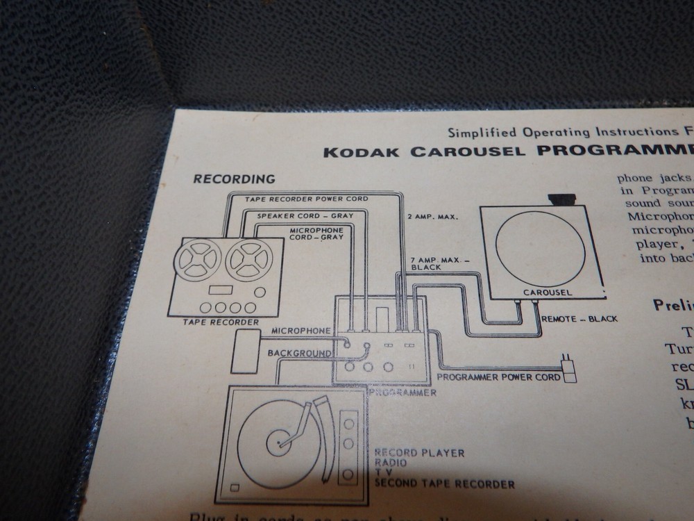 Kodak Carousel Programmer Model 1 Slide Show Controller USED FOR PARTS ONLY