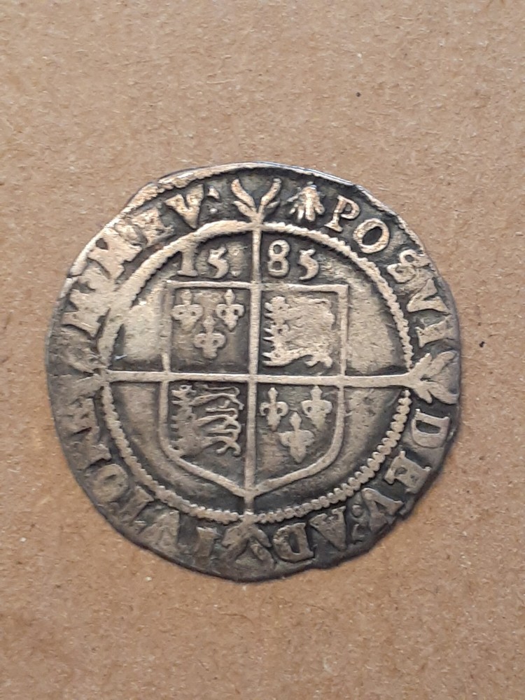 1585 6 PENCE GREAT BRITAIN