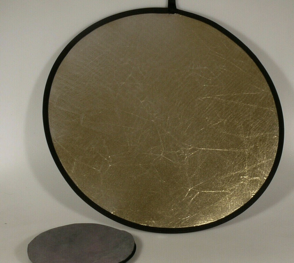 PRL) DISCOLITE 01011 GOLD WHITE REFLECTIVE PANEL 62cm REFLÉCHISSANT PANEL