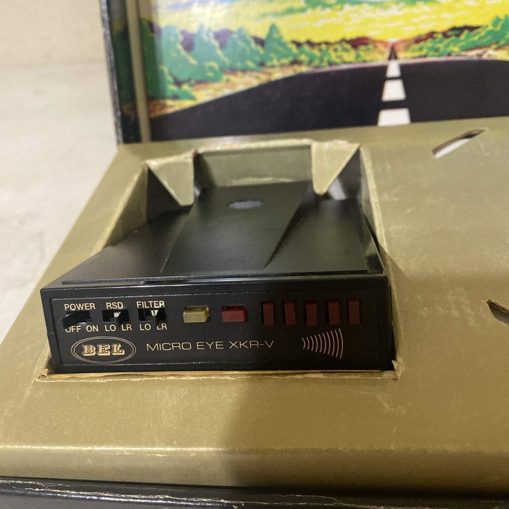 BEL Micro Eye XKR-V Radar Detector In Box Pre-Owned