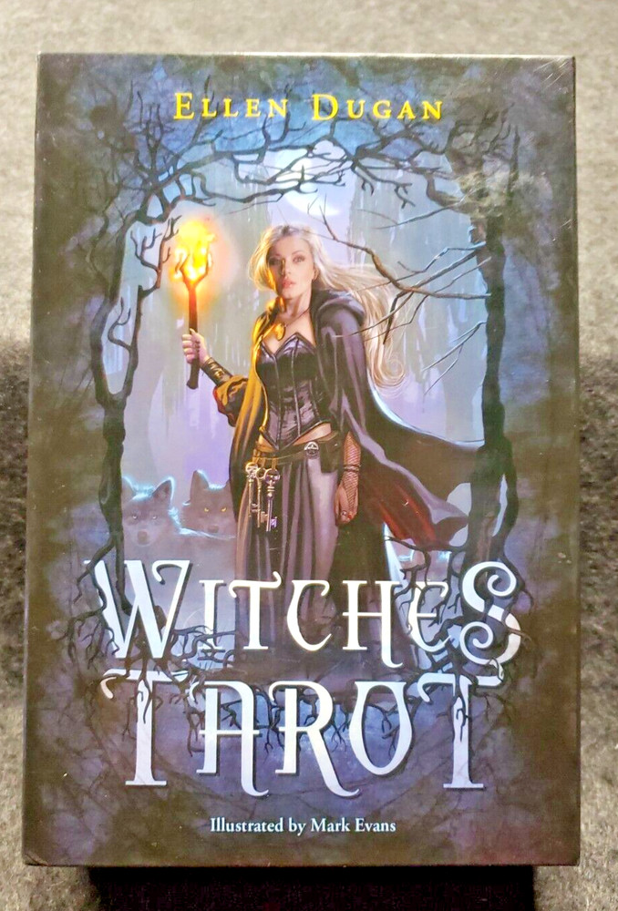 Witches Tarot Kit, incomplete Kit Including Deck & Book (c20b2)