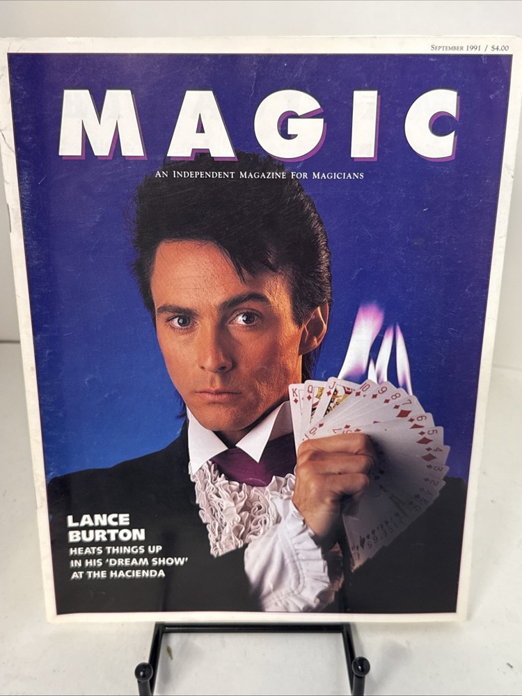 Lance Burton Magic Magazine Issue Sept 1991