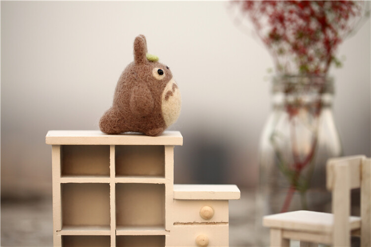 Wool Felting DIY Kit+Tools - Totoro