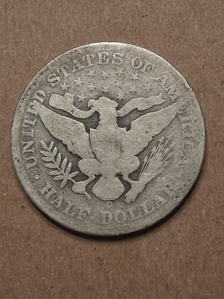 1900 O BARBER HALF DOLLAR