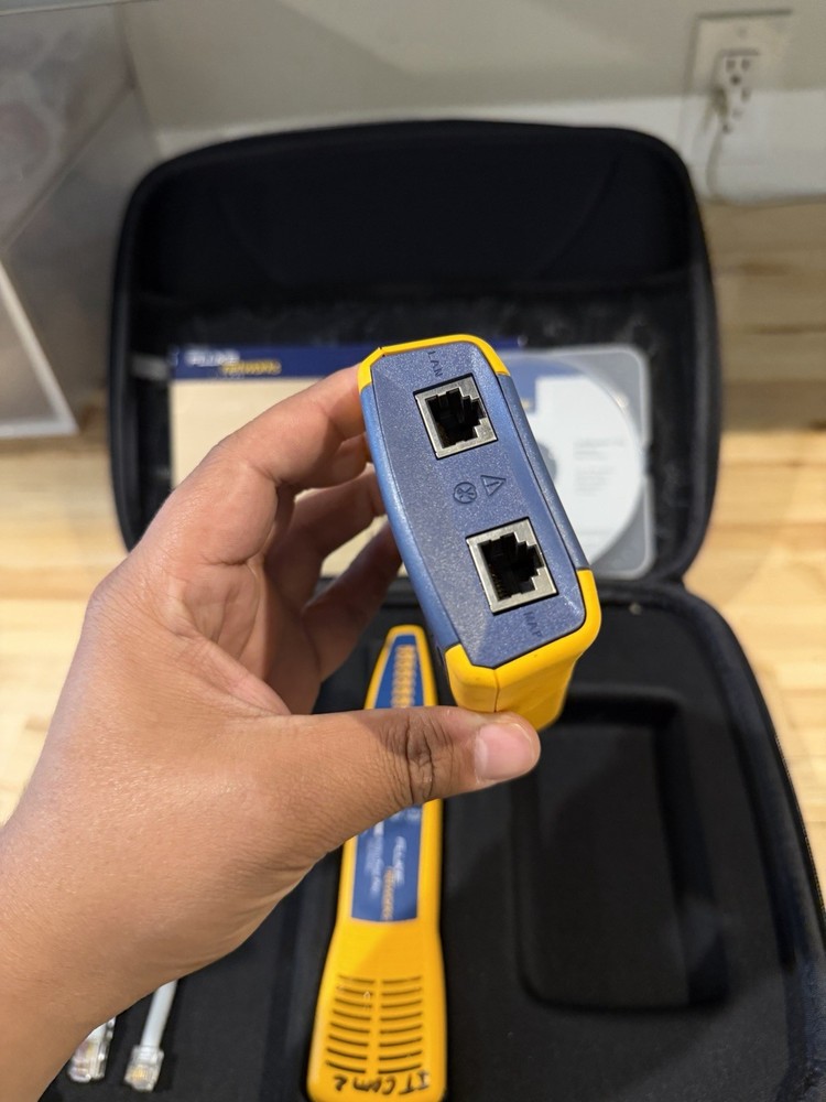 FLUKE NETWORKS LINKRUNNER PRO & INTELLITONE 200 KIT TESTER (TESTED) SHIPS FAST