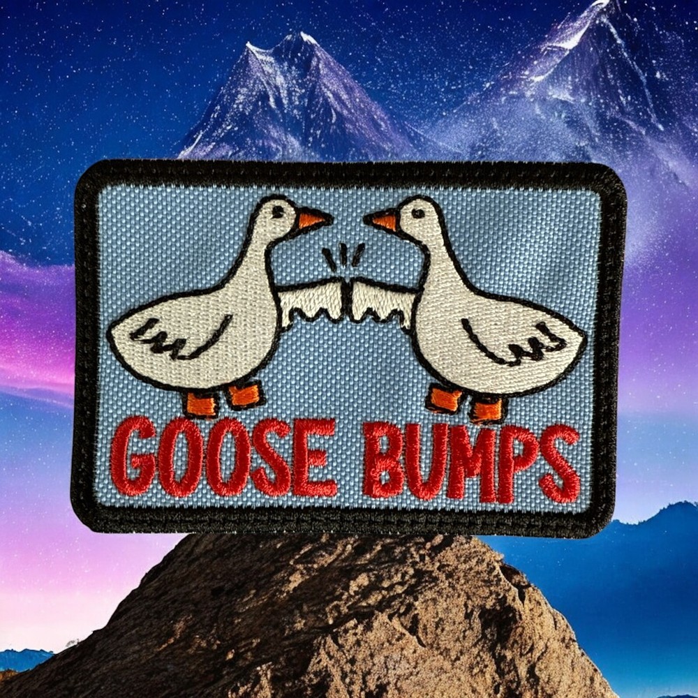 Goose Bumps Embroidery Patch Multi Sizes
