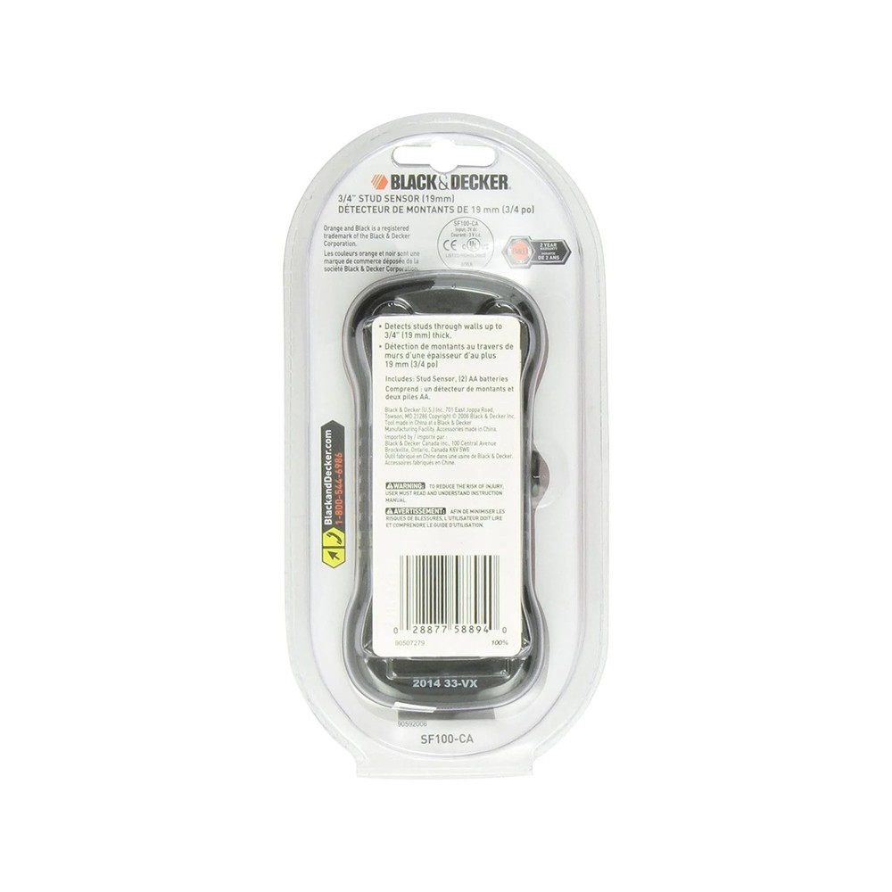 BLACK+DECKER Wood Stud Finder - SF100