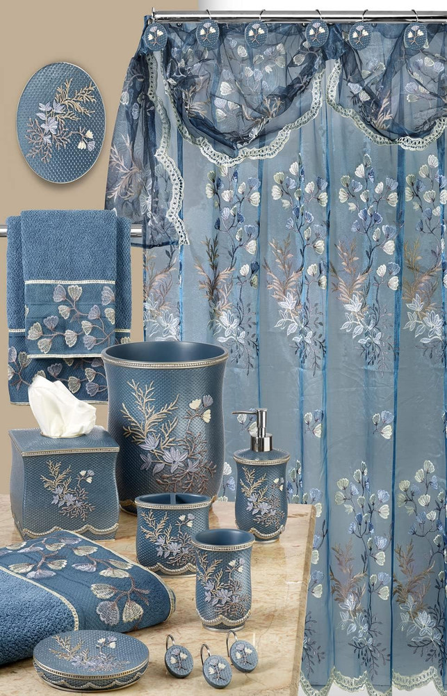 Capri, Tissue Box, Slate Blue