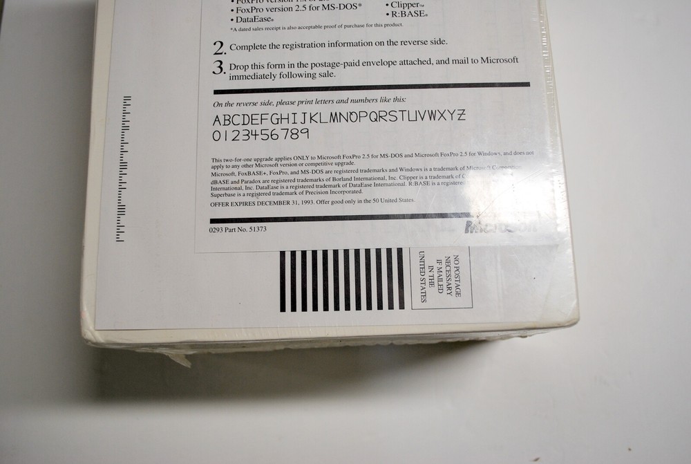 Microsoft FoxPro *NIB Unopened!*