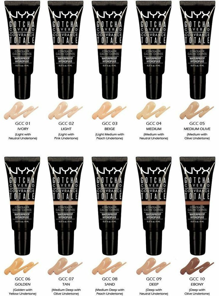 NYX Gotcha Covered Waterproof Full Coverage Concealer ~ Choose Shade