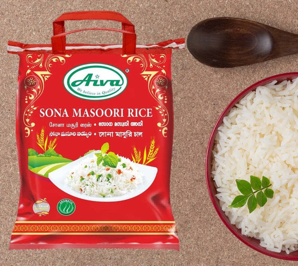 Aiva Sona Masoori Rice - 20 LB