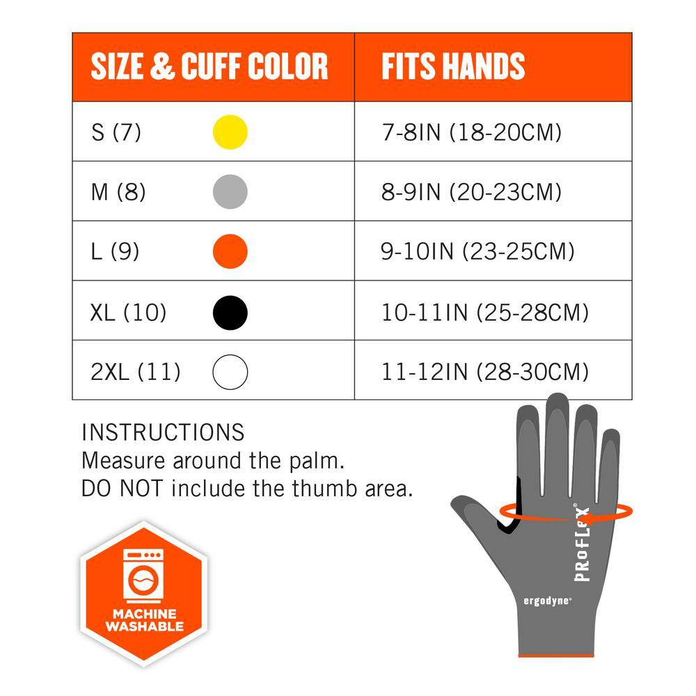 Proflex 7071 Medium Orange General Purpose Gloves (144 Pack)