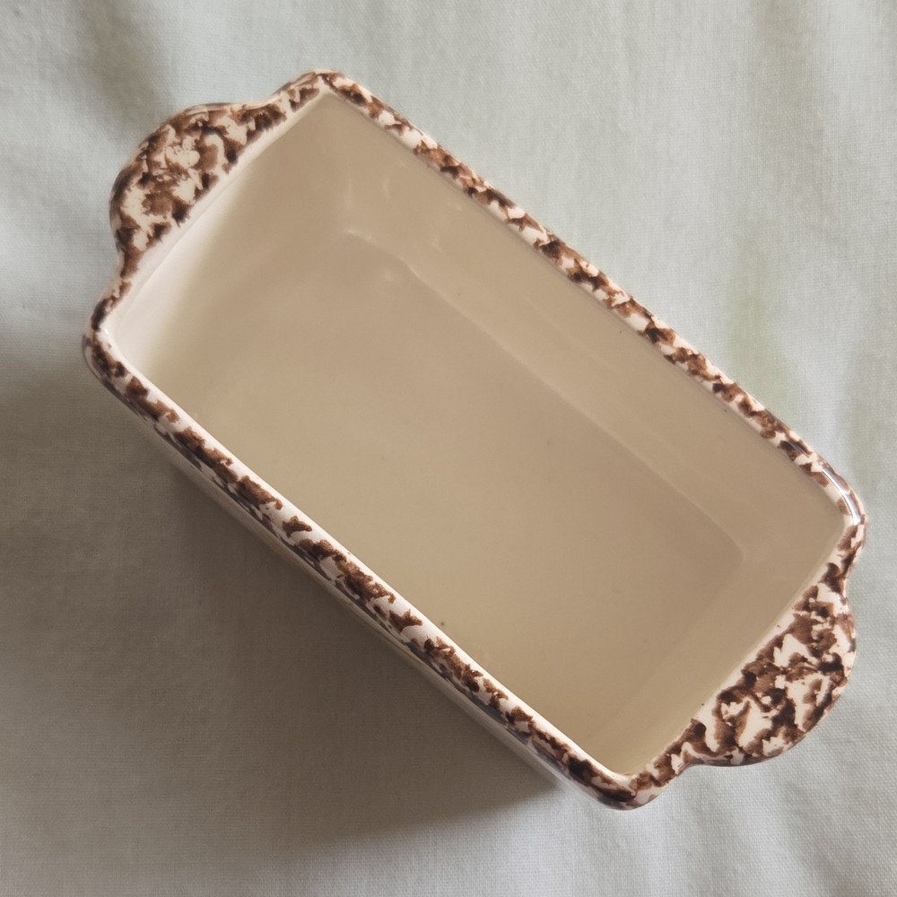 Sunflower Multi-Purpose Dish with Handles, Floral Glossy Rectangle ceramic